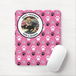 Süße Hunde-Fußabdrücke-Mauspad Mousepad