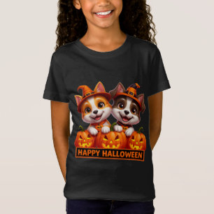 Süße Hunde in Halloween-Kostümen T-Shirt