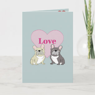 Süße Hunde Liebe Karte