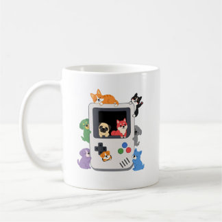 Süße Hunde Retro Game Boy Konsole Kaffeetasse