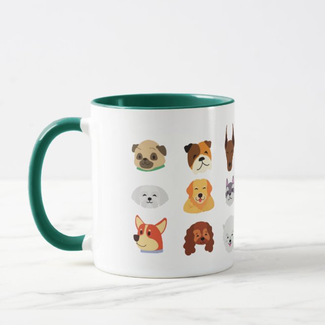 Süße Hunde Tasse (Links)