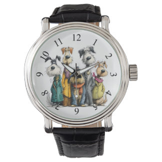 Süße Hundecharaktere Armbanduhr