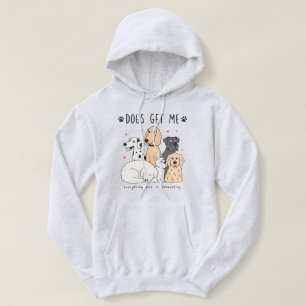 Süße Hundefamiliengruppe für Hundemütter und Tierl Hoodie