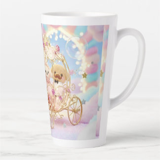 Süße Hundehochzeit Märchenkarosse Milchtasse