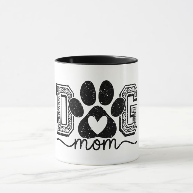 Süße Hundemutter Tasse (Zentrum)
