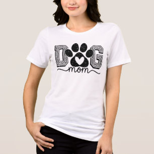 Süße Hundemutter Tri-Blend Shirt
