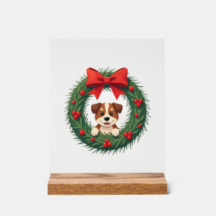 Süße Hundenase Weihnachtsgirlande Weihnachten Hund Acrylschild
