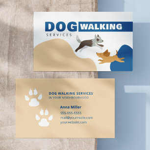 Süße Hundespaziergänge / Hundesitter-Dienstleistun Visitenkarte
