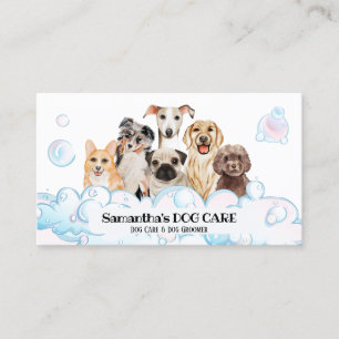 Süße Hundetpflege Pet grooming Visitenkarte