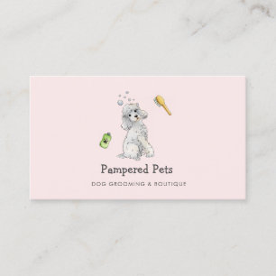 Süße Hundettrimmerung Pet-Boutique Visitenkarte