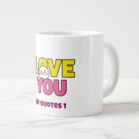 Süße I Love You Grafik für Geschenke und Bekleidun