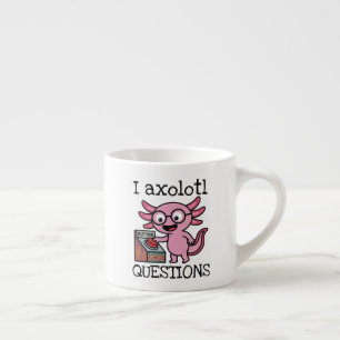 Süße ich Axolotl Fragen aztekisch Oh Nein roter Kn Espressotasse