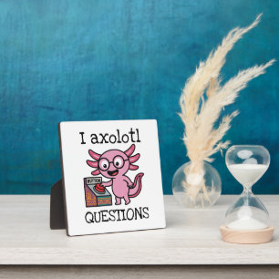 Süße ich Axolotl Fragen aztekisch Oh Nein roter Kn Fotoplatte