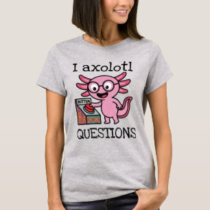 Süße ich Axolotl Fragen aztekisch Oh Nein roter Kn T-Shirt