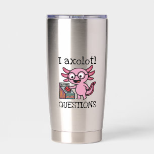 Süße ich Axolotl Fragen aztekisch Oh Nein roter Kn Thermobecher
