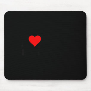 Süße ich liebe meinen Mann Grafik Kunst Mousepad