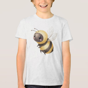 Süße Illustration einer dicken Hummel Tri-Blend Shirt
