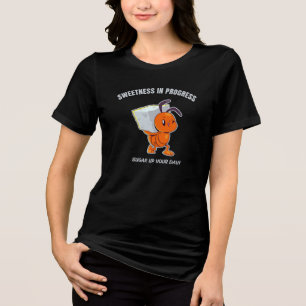 Süße im Fortschritt - Süße Ameise trägt Zucker Tri-Blend Shirt