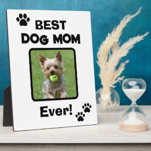Süße individualisierte beste Hund Katze Mama Mutti Fotoplatte