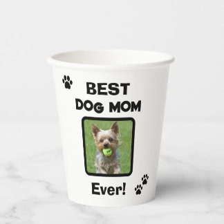 Süße individualisierte beste Hund Katze Mama Mutti Pappbecher