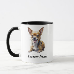 Süße individuelle Chihuahua-Hunde-Kunst für Hundeb Tasse