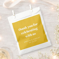 Süße individuelle gelbe Dankeschön-Tüte für die Br Geschenktütchen