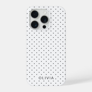 Süße iPhone-Hülle mit Punkten iPhone 15 Pro Hülle