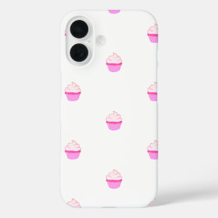 Süße iPhone-Hülle mit rosa Cupcake iPhone 16 Hülle