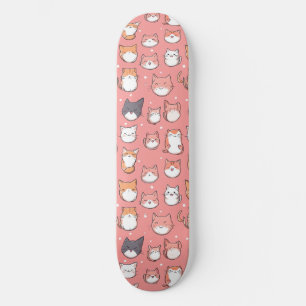 Süße japanische Anime-Katzen-Muster-Skateboard Skateboard