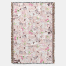 Süße japanische Kawaii-Häschen und rosa Gingham-Ka