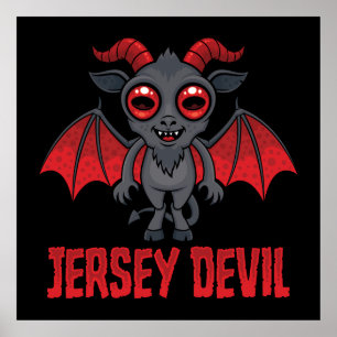 Süße Jersey-Teufel der Pine Barrens Poster