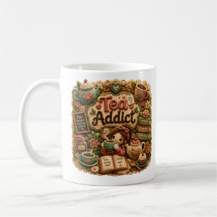 Süße Kaffeeliebhaber-Mädchen Kuschel-Kaffeetasse Kaffeetasse