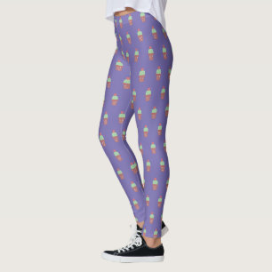 Süße Kaktus-Topfpflanze blühendes botanisches Must Leggings