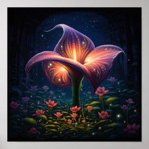 Süße Kalla-Lilien-Blumenkunst-- Florist-Lilie Poster