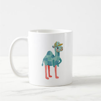 Süße Kamel-Klassiktasse Folk Art Kaffeetasse