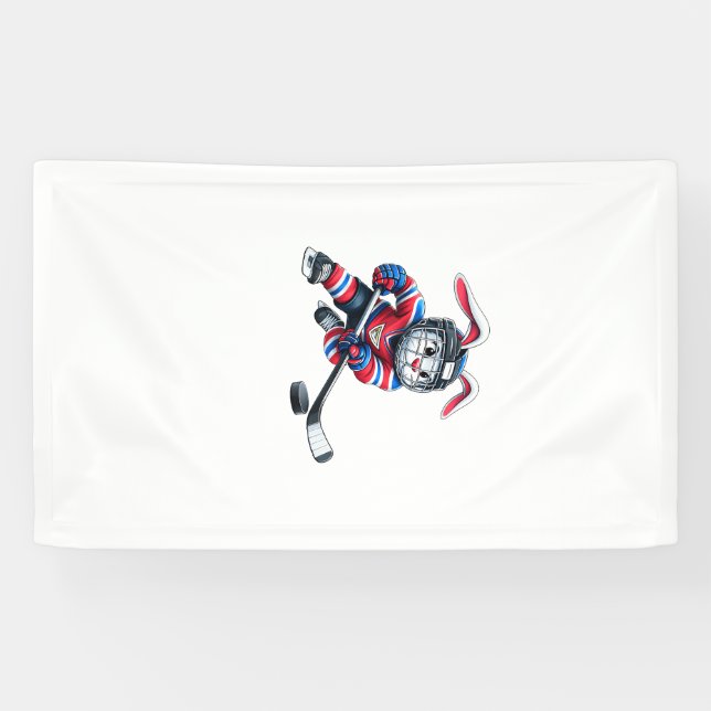 Süße Kaninchen Jungen Kinder Männer T-Shirt Banner (Horizontal)