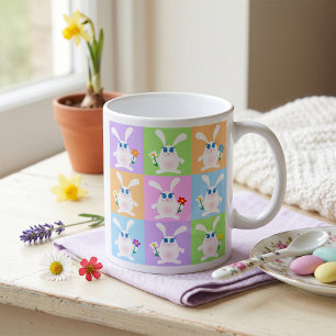 Süße Kaninchen Kaffeetasse