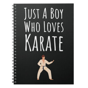 Süße Karate-Geschenke für Babyboys Kinder Kampfspo Notizblock