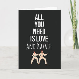 Süße Karate-Karten Kampfsport für Kinder Sport Karte