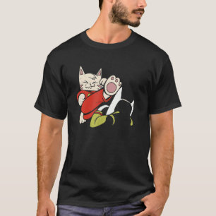 Süße Karate-Katzen T-Shirt
