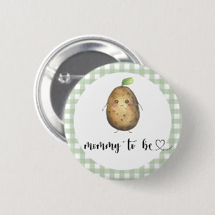 Süße Kartoffel - werdende Mutter Baby Shower Button