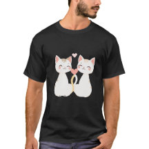 Süße Kätzchen Herz Schwanz Liebe Hochzeitskunst ✨�