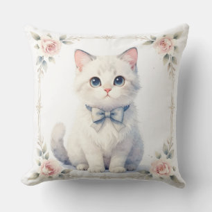 süße Kätzchen-Katze Outdoor-Kissen Kissen