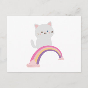 Süße Kätzchen Katze Postkarte