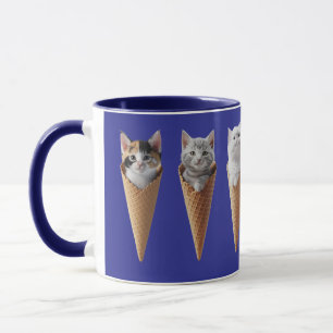 Süße Kätzchen-Kegel Tasse