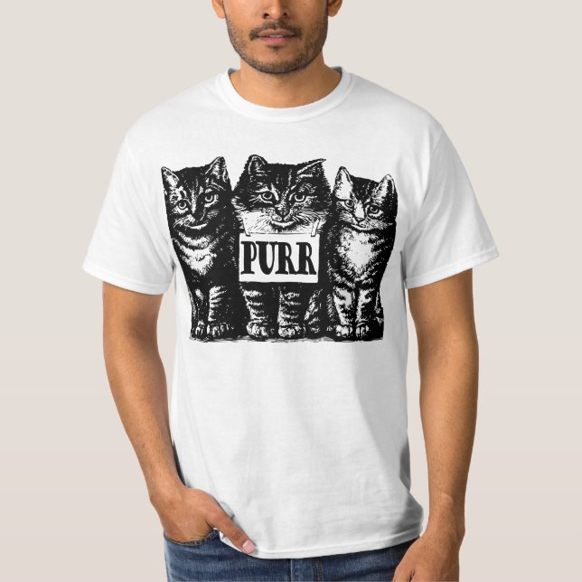 Süße Kätzchen T-Shirt (Vorderseite)