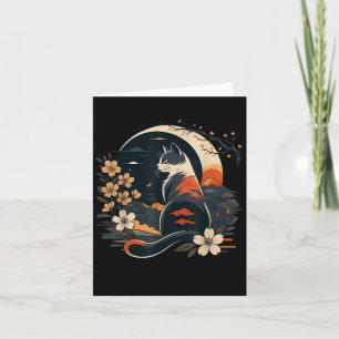 Süße Katze Anime Japanische Lustige Kunst Männer F Karte