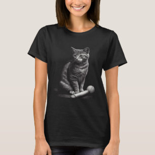Süße Katze Baseball Grafik T-Shirts Männer Frauen