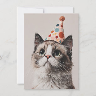 Süße Katze Geburtstagskarte