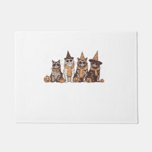 Süße Katze Halloween Kitty Halloween Tier Haustier Fußmatte